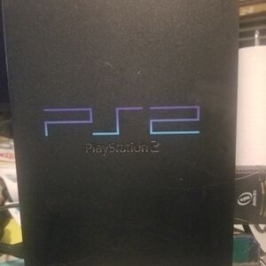 Sony PS2 Console - Black with Blue Accents